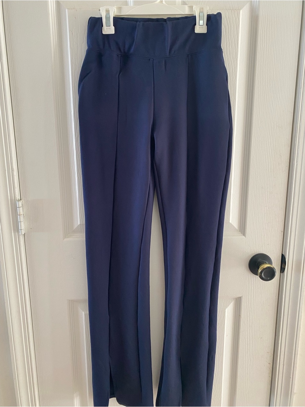 Abercrombie & Fitch women Navy Straight-Leg Dress Pants